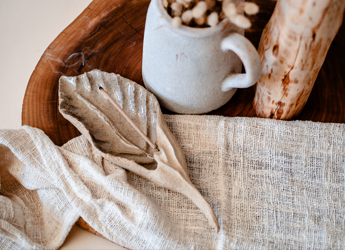 Feather Incense Holder #15