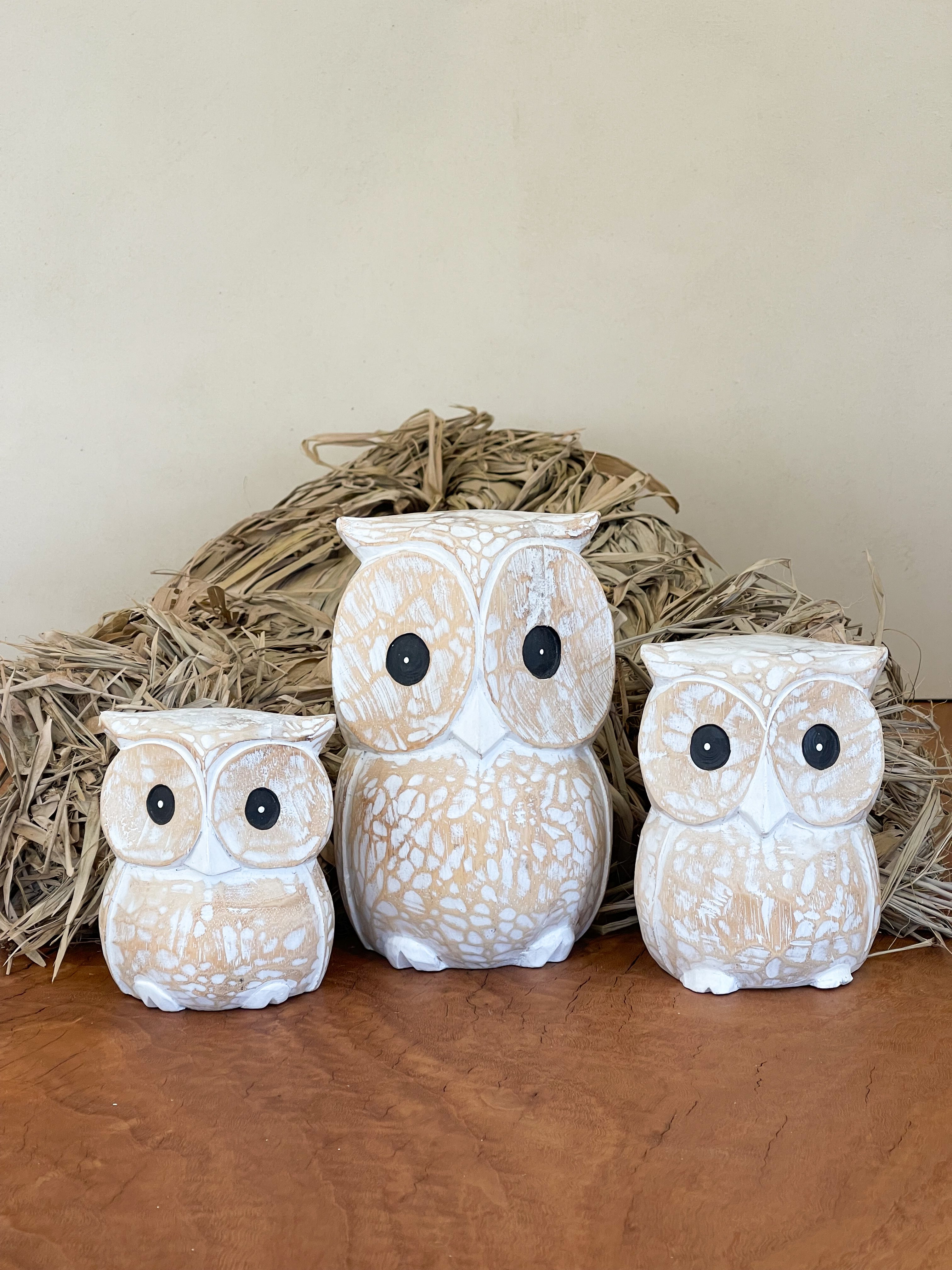 Wooden Owls