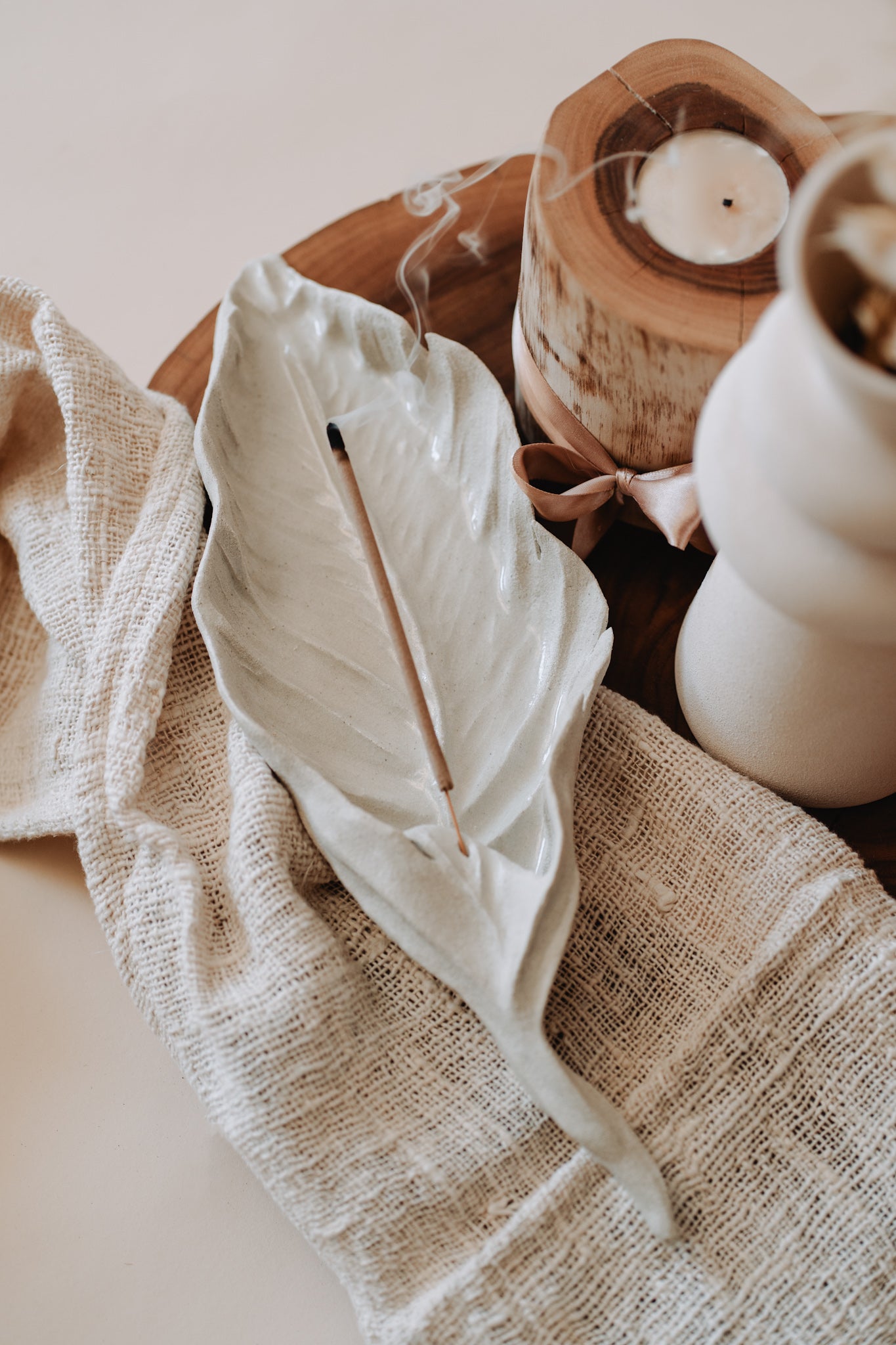 Feather Incense Holder #12